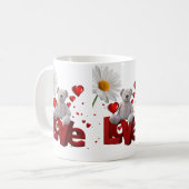 Valentinstag-Tasse Kaffeetasse (Vorderseite Links)