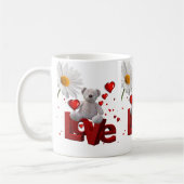Valentinstag-Tasse Kaffeetasse (Links)