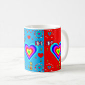Valentinstag-Tasse Kaffeetasse (VorderseiteRechts)