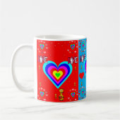 Valentinstag-Tasse Kaffeetasse (Links)