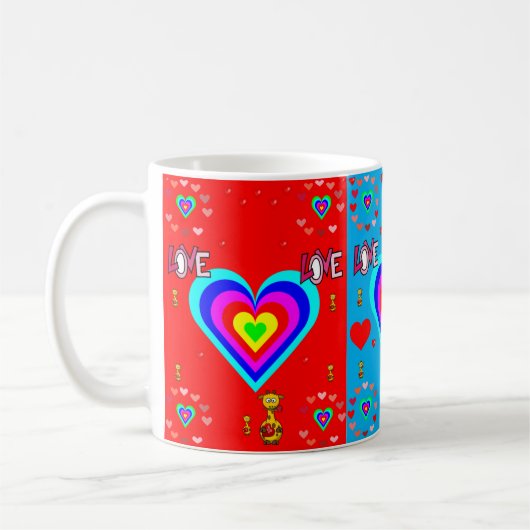 Valentinstag-Tasse Kaffeetasse (Links)