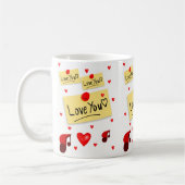 Valentinstag-Tasse Kaffeetasse (Links)
