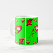 Valentinstag-Tasse Kaffeetasse (Vorderseite Links)