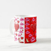 Valentinstag-Tasse Kaffeetasse (Vorderseite Links)