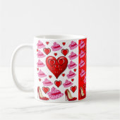Valentinstag-Tasse Kaffeetasse (Links)