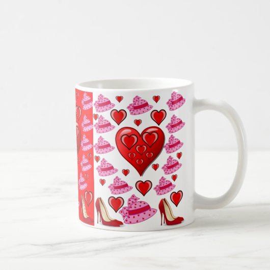 Valentinstag-Tasse Kaffeetasse (Rechts)