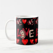 Valentinstag-Tasse Kaffeetasse (Links)