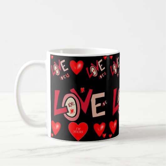 Valentinstag-Tasse Kaffeetasse (Links)