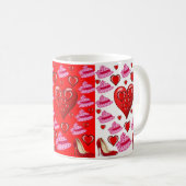 Valentinstag-Tasse Kaffeetasse (VorderseiteRechts)