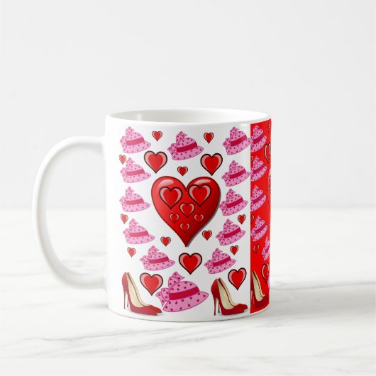 Valentinstag-Tasse Kaffeetasse (Links)
