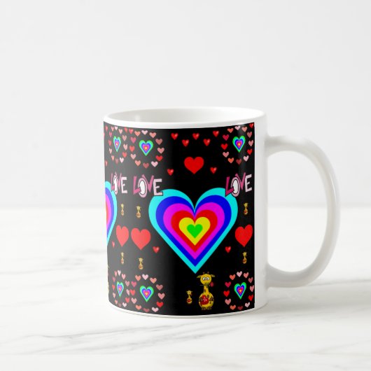 Valentinstag-Tasse Kaffeetasse (Rechts)