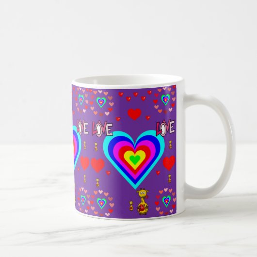 Valentinstag-Tasse Kaffeetasse (Rechts)