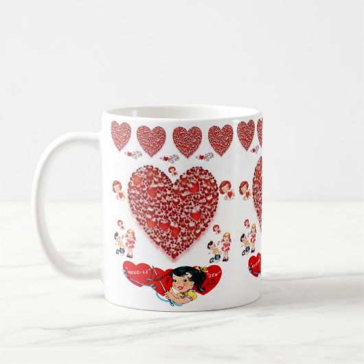 Valentinstag-Tasse Kaffeetasse (Links)