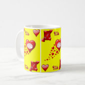 Valentinstag-Tasse Kaffeetasse (Vorderseite Links)