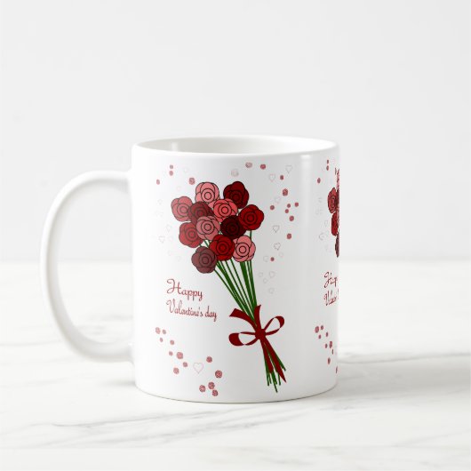Valentinstag-Tasse Kaffeetasse (Links)