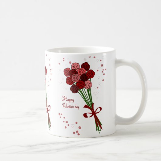 Valentinstag-Tasse Kaffeetasse (Rechts)