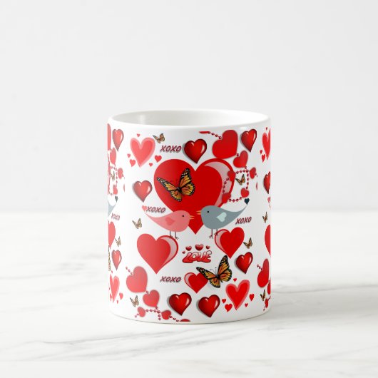 Valentinstag-Tasse Kaffeetasse (Mittel)