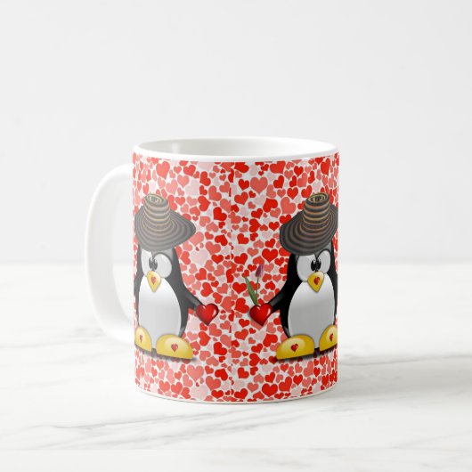 Valentinstag-Tasse Kaffeetasse (Vorderseite Links)