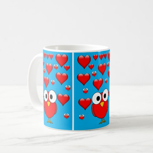 Valentinstag-Tasse Kaffeetasse (Vorderseite Links)