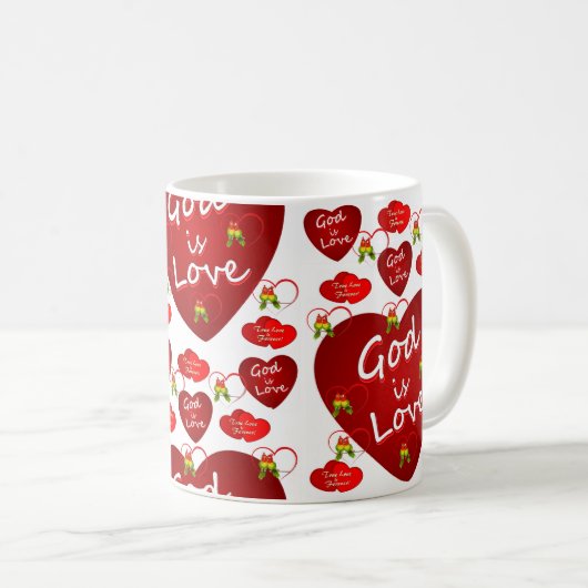 Valentinstag-Tasse Kaffeetasse (VorderseiteRechts)