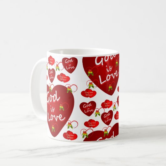 Valentinstag-Tasse Kaffeetasse (Vorderseite Links)