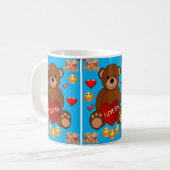 Valentinstag-Tasse Kaffeetasse (Vorderseite Links)