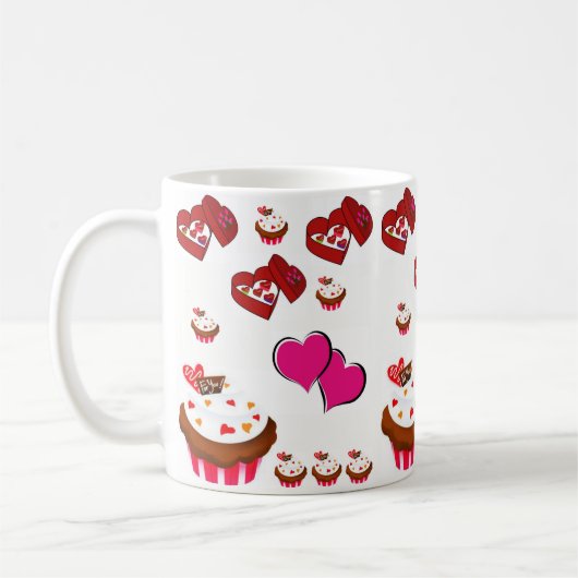 Valentinstag-Tasse Kaffeetasse (Links)
