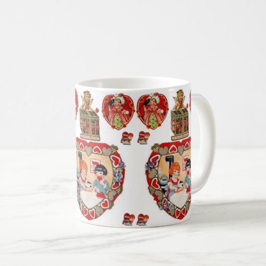 Valentinstag-Tasse Kaffeetasse (VorderseiteRechts)
