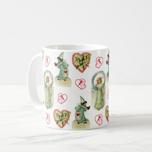 Valentinstag-Tasse Kaffeetasse (Vorderseite Links)