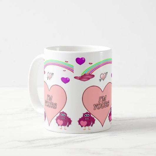 Valentinstag-Tasse Kaffeetasse (Vorderseite Links)
