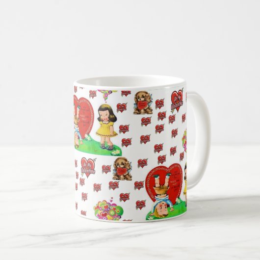 Valentinstag-Tasse Kaffeetasse (VorderseiteRechts)
