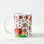 Valentinstag-Tasse Kaffeetasse (Links)