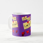 Valentinstag-Tasse Kaffeetasse (Vorderseite Links)