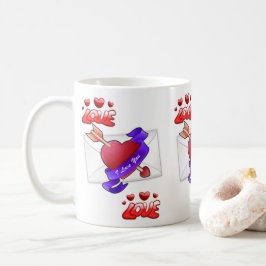 Valentinstag-Tasse Kaffeetasse