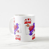 Valentinstag-Tasse Kaffeetasse (Vorderseite Links)