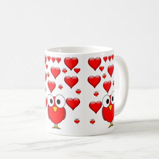 Valentinstag-Tasse Kaffeetasse (VorderseiteRechts)
