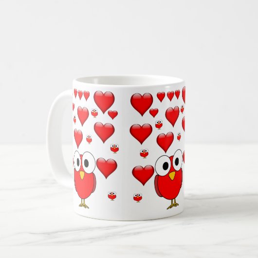Valentinstag-Tasse Kaffeetasse (Vorderseite Links)