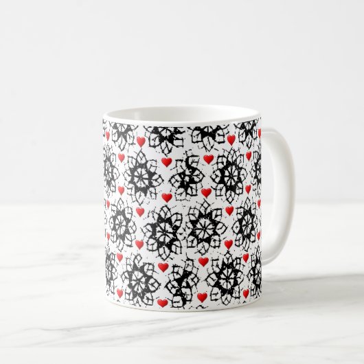 Valentinstag-Tasse Kaffeetasse (VorderseiteRechts)