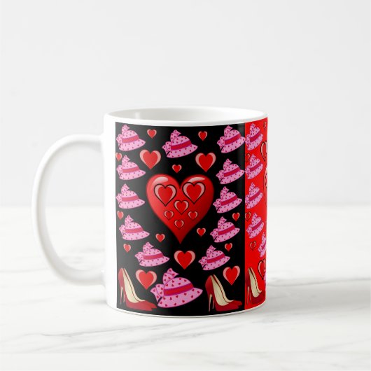 Valentinstag-Tasse Kaffeetasse (Links)