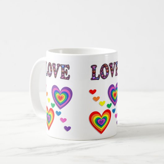 Valentinstag-Tasse Kaffeetasse (Vorderseite Links)