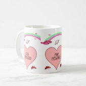 Valentinstag-Tasse Kaffeetasse (Vorderseite Links)