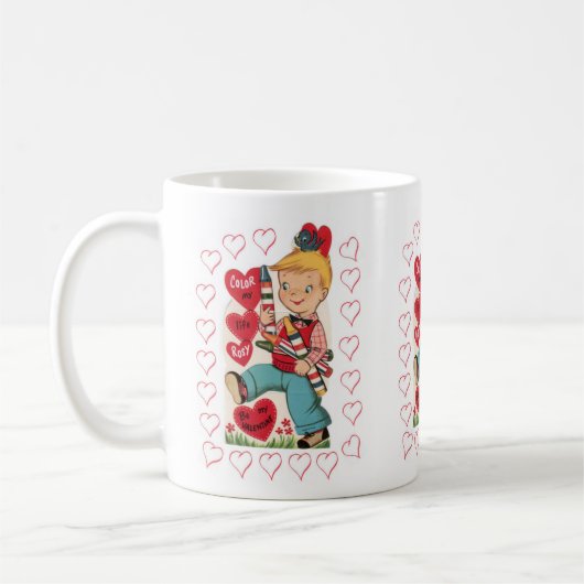 Valentinstag-Tasse Kaffeetasse (Links)