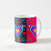 Valentinstag-Tasse Kaffeetasse (VorderseiteRechts)