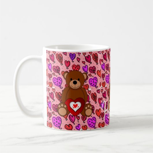 Valentinstag-Tasse Kaffeetasse (Links)