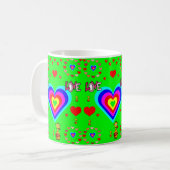 Valentinstag-Tasse Kaffeetasse (Vorderseite Links)