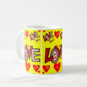 Valentinstag-Tasse Kaffeetasse (Vorderseite Links)