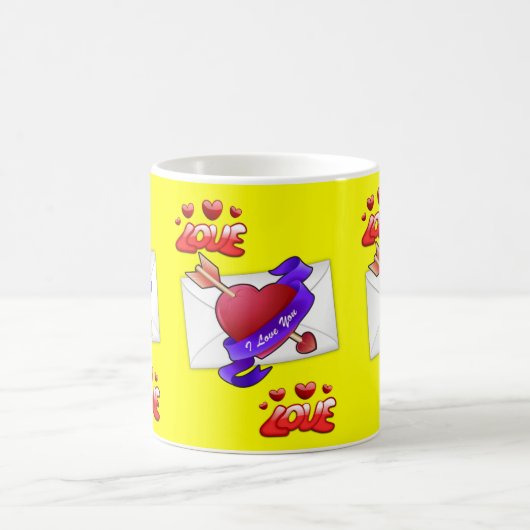 Valentinstag-Tasse Kaffeetasse (Mittel)