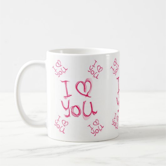Valentinstag-Tasse Kaffeetasse (Links)