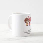 😊 "Valentinstag-Tasse" 😊 Kaffeetasse (Vorderseite Links)