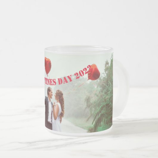 Valentinstag-Tasse Mattglastasse (VorderseiteRechts)